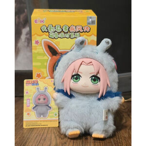 Top Toy Naruto Shippuden Sakura Plush Animal Costume Toy Light Blue